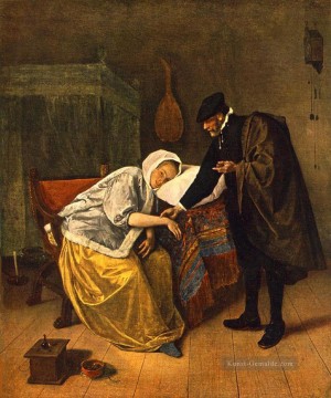Der Arzt und sein Patient holländischen Genre Maler Jan Steen Ölgemälde